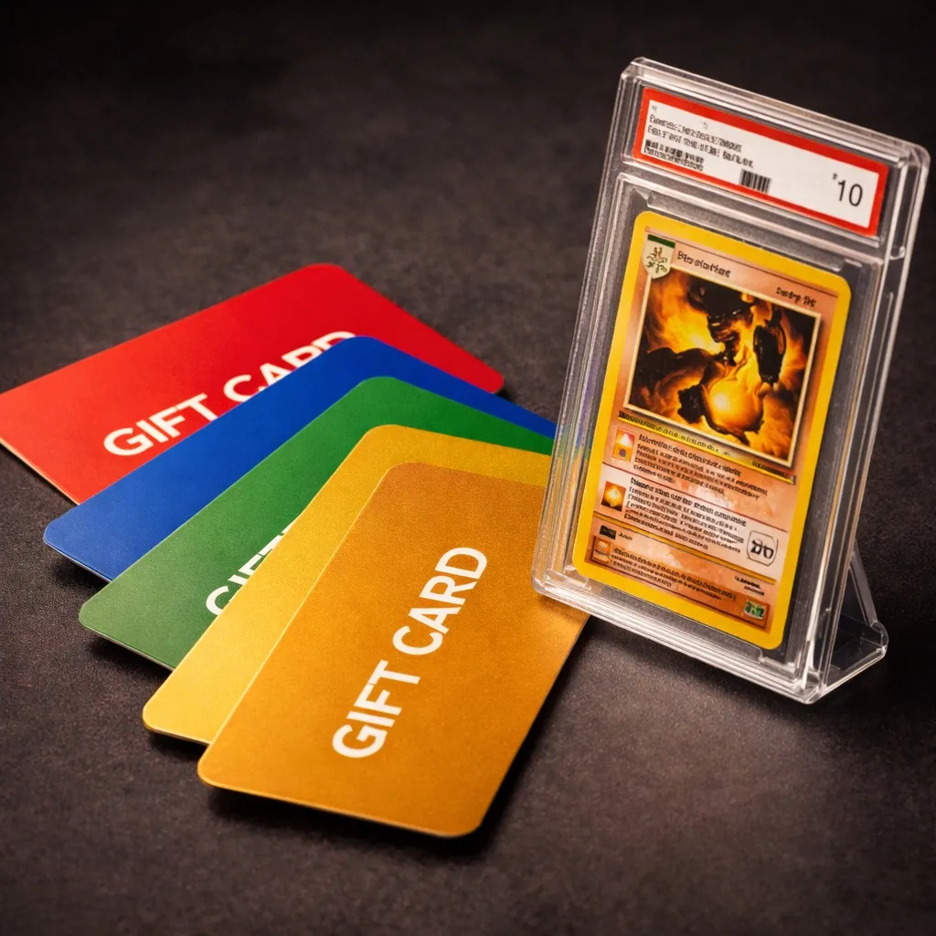 Gift cards and collectibles we buy for cash